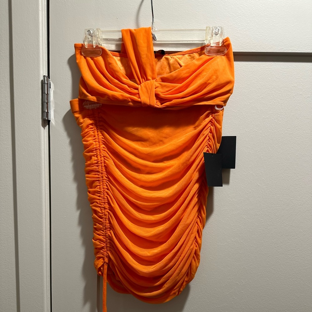 Two Piece Orange Set - Picture 3 of 4